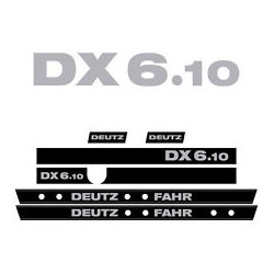 ΣΕΤ ΑΥΤΟΚΟΛΛΗΤΑ DEUTZ FAHR DX 6.10