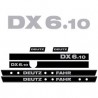ΣΕΤ ΑΥΤΟΚΟΛΛΗΤΑ DEUTZ FAHR DX 6.10