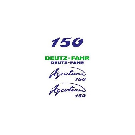 ΣΕΤ ΑΥΤΟΚΟΛΛΗΤΑ DEUTZ FAHR AGROTRON 150