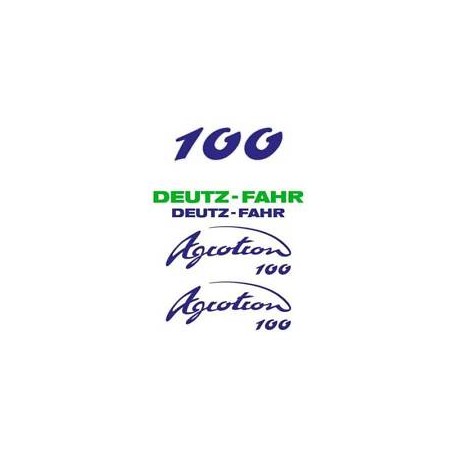 ΣΕΤ ΑΥΤΟΚΟΛΛΗΤΑ DEUTZ FAHR AGROTRON 100
