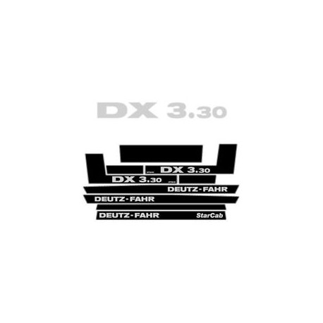 ΣΕΤ ΑΥΤΟΚΟΛΛΗΤΑ DEUTZ FAHR DX 3.30