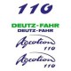 ΣΕΤ ΑΥΤΟΚΟΛΛΗΤΑ DEUTZ FAHR AGROTRON 110