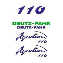 ΣΕΤ ΑΥΤΟΚΟΛΛΗΤΑ DEUTZ FAHR AGROTRON 110
