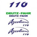 ΣΕΤ ΑΥΤΟΚΟΛΛΗΤΑ DEUTZ FAHR AGROTRON 110