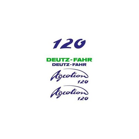 ΣΕΤ ΑΥΤΟΚΟΛΛΗΤΑ DEUTZ FAHR AGROTRON 120
