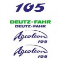 ΣΕΤ ΑΥΤΟΚΟΛΛΗΤΑ DEUTZ FAHR AGROTRON 105