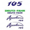 ΣΕΤ ΑΥΤΟΚΟΛΛΗΤΑ DEUTZ FAHR AGROTRON 105