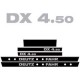 ΣΕΤ ΑΥΤΟΚΟΛΛΗΤΑ DEUTZ FAHR DX 4.50