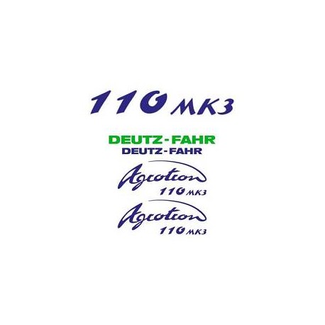 ΣΕΤ ΑΥΤΟΚΟΛΛΗΤΑ DEUTZ FAHR AGROTRON 110 MK3