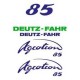ΣΕΤ ΑΥΤΟΚΟΛΛΗΤΑ DEUTZ FAHR AGROTRON 85