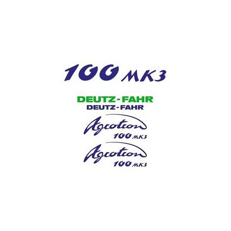 ΣΕΤ ΑΥΤΟΚΟΛΛΗΤΑ DEUTZ FAHR AGROTRON 100 MK3