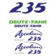 ΣΕΤ ΑΥΤΟΚΟΛΛΗΤΑ DEUTZ FAHR AGROTRON 235
