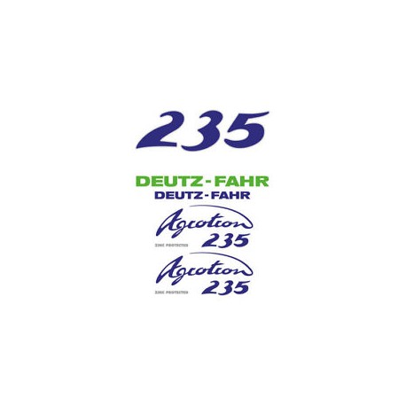 ΣΕΤ ΑΥΤΟΚΟΛΛΗΤΑ DEUTZ FAHR AGROTRON 235
