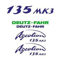 ΣΕΤ ΑΥΤΟΚΟΛΛΗΤΑ DEUTZ FAHR AGROTRON 135 MK3