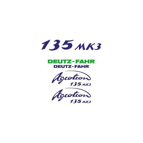 ΣΕΤ ΑΥΤΟΚΟΛΛΗΤΑ DEUTZ FAHR AGROTRON 135 MK3