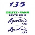 ΣΕΤ ΑΥΤΟΚΟΛΛΗΤΑ DEUTZ FAHR AGROTRON 135