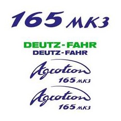 ΣΕΤ ΑΥΤΟΚΟΛΛΗΤΑ DEUTZ FAHR AGROTRON 165 MK3