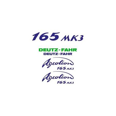 ΣΕΤ ΑΥΤΟΚΟΛΛΗΤΑ DEUTZ FAHR AGROTRON 165 MK3