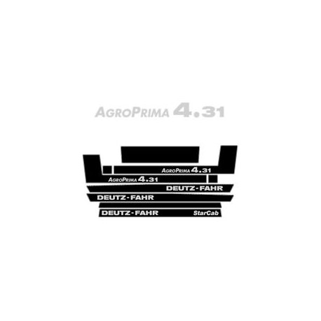 ΣΕΤ ΑΥΤΟΚΟΛΛΗΤΑ DEUTZ FAHR AGROPRIMA 4.31
