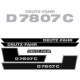 ΣΕΤ ΑΥΤΟΚΟΛΛΗΤΑ DEUTZ FAHR D7807C