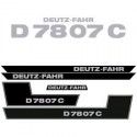 ΣΕΤ ΑΥΤΟΚΟΛΛΗΤΑ DEUTZ FAHR D7807C