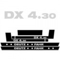 ΣΕΤ ΑΥΤΟΚΟΛΛΗΤΑ DEUTZ FAHR DX 4.30