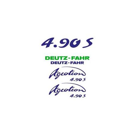 ΣΕΤ ΑΥΤΟΚΟΛΛΗΤΑ DEUTZ FAHR AGROTRON 4.90S