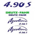 ΣΕΤ ΑΥΤΟΚΟΛΛΗΤΑ DEUTZ FAHR AGROTRON 4.90S