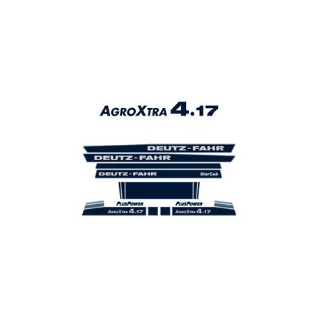 ΣΕΤ ΑΥΤΟΚΟΛΛΗΤΑ DEUTZ FAHR AGROXTRA 4.17