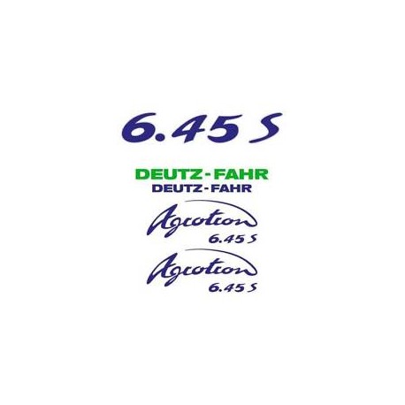 ΣΕΤ ΑΥΤΟΚΟΛΛΗΤΑ DEUTZ FAHR AGROTRON 6.45S