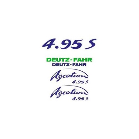 ΣΕΤ ΑΥΤΟΚΟΛΛΗΤΑ DEUTZ FAHR AGROTRON 4.95 S