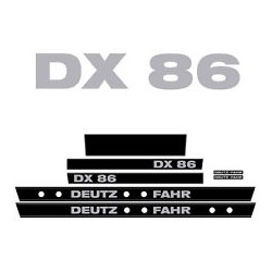 ΣΕΤ ΑΥΤΟΚΟΛΛΗΤΑ DEUTZ FAHR DX 86