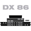 ΣΕΤ ΑΥΤΟΚΟΛΛΗΤΑ DEUTZ FAHR DX 86