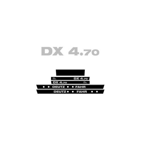 ΣΕΤ ΑΥΤΟΚΟΛΛΗΤΑ DEUTZ FAHR DX 4.70
