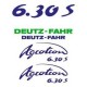 ΣΕΤ ΑΥΤΟΚΟΛΛΗΤΑ DEUTZ FAHR AGROTRON 6.30 S