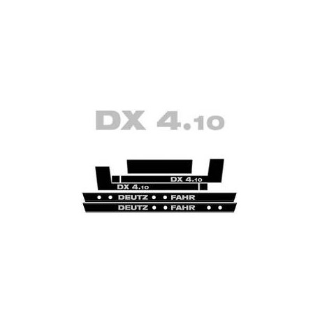 ΣΕΤ ΑΥΤΟΚΟΛΛΗΤΑ DEUTZ FAHR DX 4.10