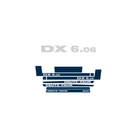 ΣΕΤ ΑΥΤΟΚΟΛΛΗΤΑ DEUTZ FAHR DX 6.06