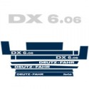 ΣΕΤ ΑΥΤΟΚΟΛΛΗΤΑ DEUTZ FAHR DX 6.06