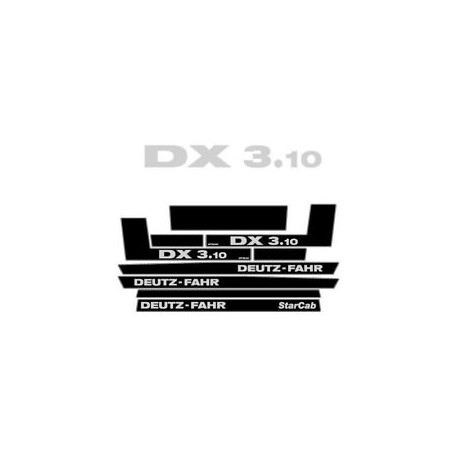 ΣΕΤ ΑΥΤΟΚΟΛΛΗΤΑ DEUTZ FAHR DX 3.10