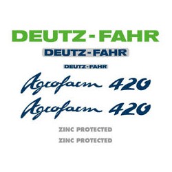 ΣΕΤ ΑΥΤΟΚΟΛΛΗΤΑ DEUTZ FAHR AGROFARM 420
