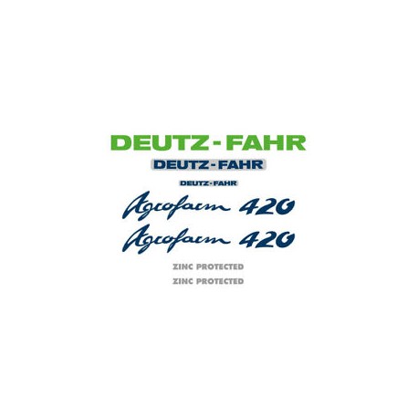 ΣΕΤ ΑΥΤΟΚΟΛΛΗΤΑ DEUTZ FAHR AGROFARM 420