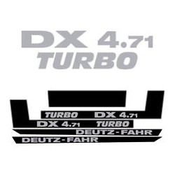 ΣΕΤ ΑΥΤΟΚΟΛΛΗΤΑ DEUTZ FAHR DX 4.71 TURBO