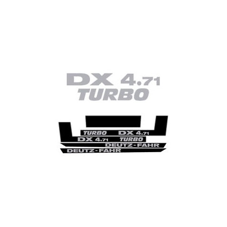 ΣΕΤ ΑΥΤΟΚΟΛΛΗΤΑ DEUTZ FAHR DX 4.71 TURBO