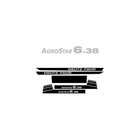 ΣΕΤ ΑΥΤΟΚΟΛΛΗΤΑ DEUTZ FAHR AGROSTAR 6.38