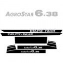 ΣΕΤ ΑΥΤΟΚΟΛΛΗΤΑ DEUTZ FAHR AGROSTAR 6.38