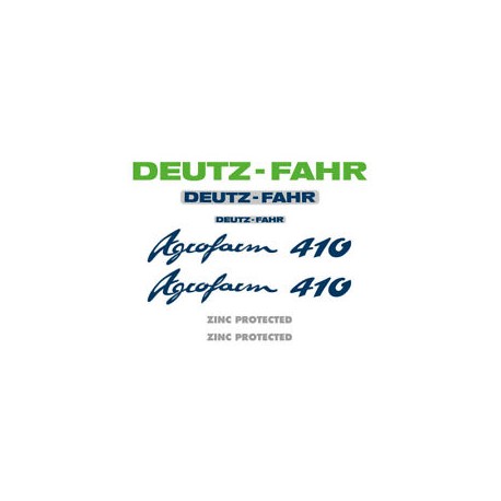 ΣΕΤ ΑΥΤΟΚΟΛΛΗΤΑ DEUTZ FAHR AGROFARM 410