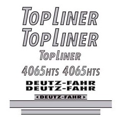 ΣΕΤ ΑΥΤΟΚΟΛΛΗΤΑ DEUTZ FAHR TOPLINER 4065 HTS