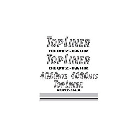 ΣΕΤ ΑΥΤΟΚΟΛΛΗΤΑ DEUTZ FAHR TOPLINER 4080 HTS