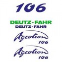 ΣΕΤ ΑΥΤΟΚΟΛΛΗΤΑ DEUTZ FAHR AGROTRON 106