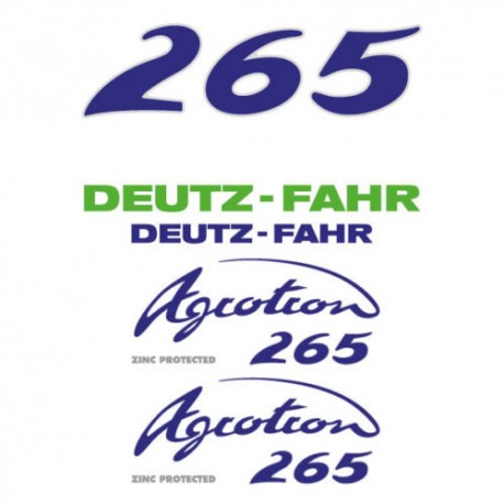 ΣΕΤ ΑΥΤΟΚΟΛΛΗΤΑ DEUTZ FAHR AGROTRON 265